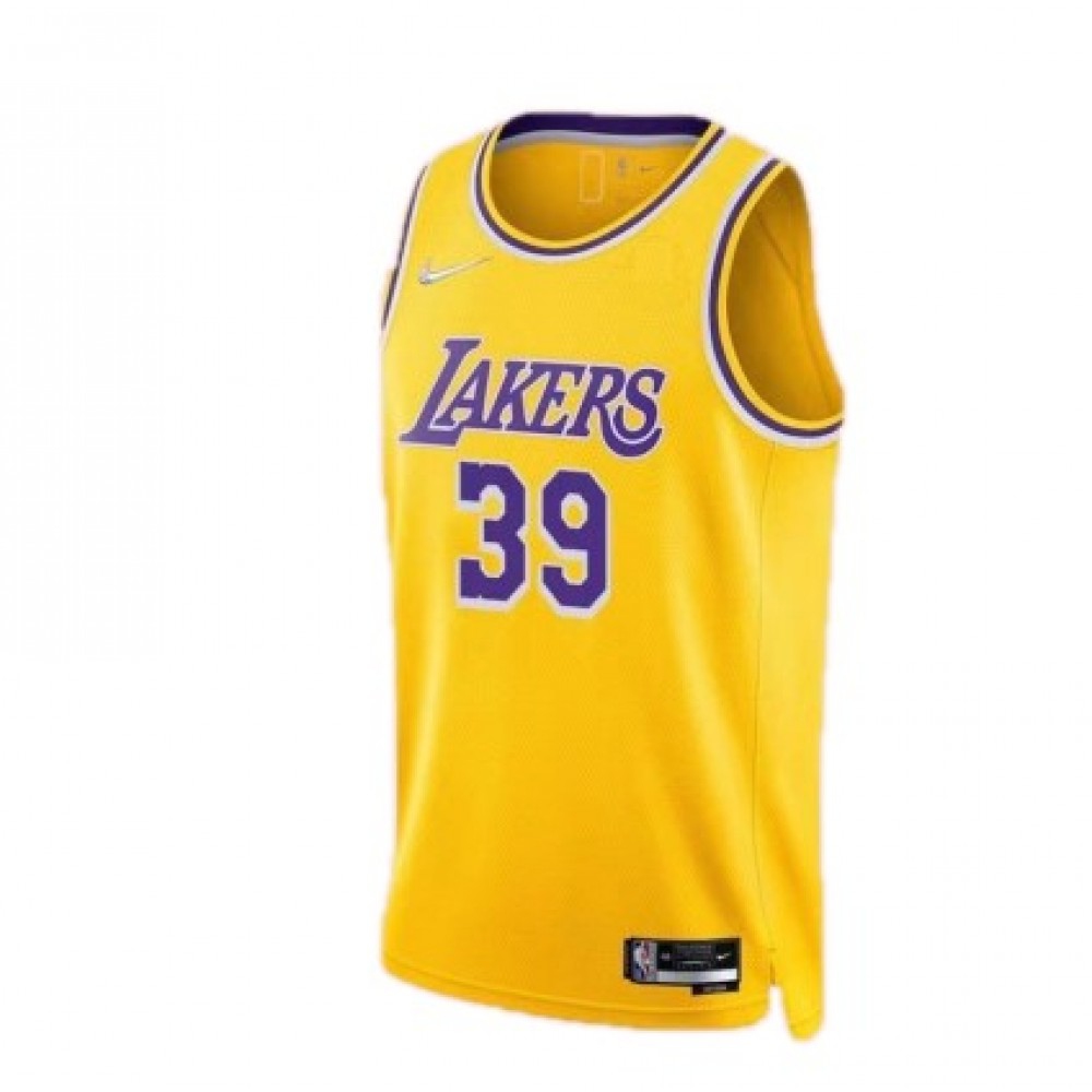 Men's Los Angeles Lakers Dwight Howard #39 Gold 2021/22 Swingman Jersey - Icon Edition-Pro Kit Vault | Brand New 26/27 Sports Jerseys